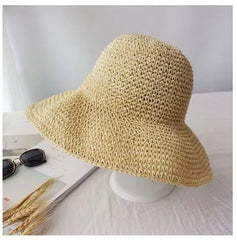 Straw Bucket Hat