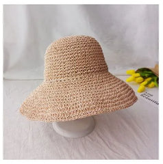 Straw Bucket Hat