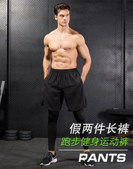 Mock Two-Piece Training Pants