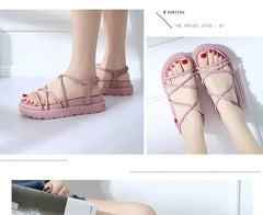 Strappy Platform Sandals
