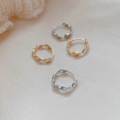 Twisted Hoop Earring