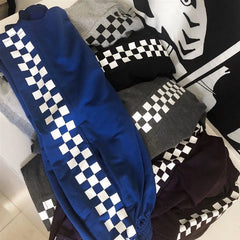 Checkerboard Pattern Sweatshorts