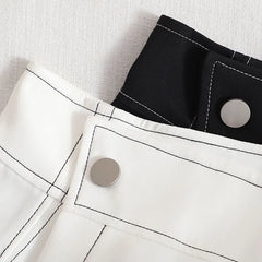 High Waist Asymmetrical Wrap Skort