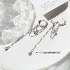 Chain Dangle Huggies