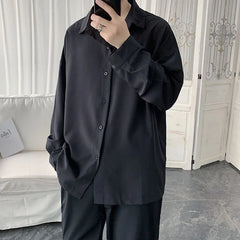 Long-Sleeve Plain Shirt