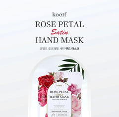 Rose Petal Satin Hand Mask