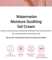 Watermelon Moisture Soothing Gel Cream 2pcs Bundle Set