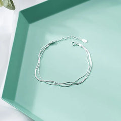 Layered Alloy Bracelet / Anklet