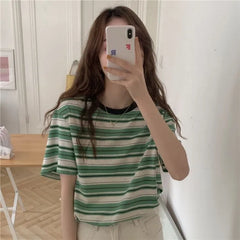Short-Sleeve Striped T-Shirt
