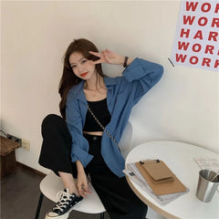 Plain Oversized Loose-Fit Shirt