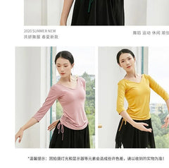Drawstring Dance Top (Various Designs)