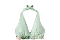 Set: Halter Bikini Top + Bottom