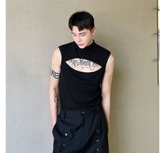 Cutout Plain Tank Top