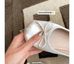 Elastic Strap Ballet Flats