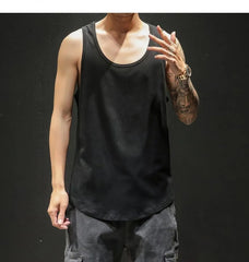 Scoop Neck Plain Tank Top