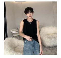 Scoop Neck Plain Tank Top