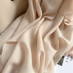 Plain Linen Cotton Scarf