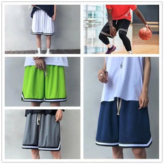 Drawstring Waist Contrast Trim Shorts