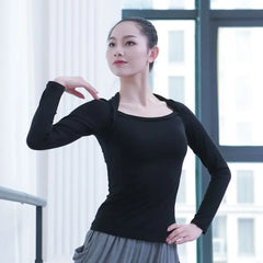 Long-Sleeve Plain Dance T-Shirt