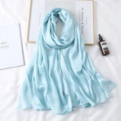 Plain Satin Scarf