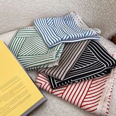Striped Square Scarf