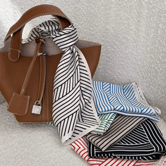 Striped Square Scarf