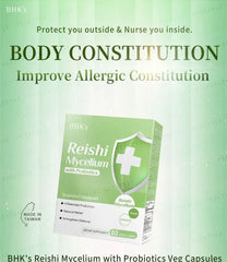 Reishi Mycelium With Probiotics Veg Capsules