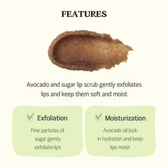 Avocado & Sugar Lip Scrub
