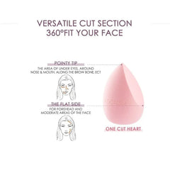 Match Max Make Up Sponge - One Cut Heart