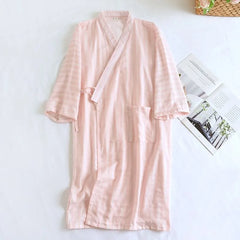 Couple Matching Striped Kimono Robe (Various Designs)