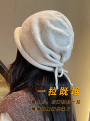 Plain Bowknot Beanie
