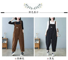 Corduroy Loose Fit Jumpsuit