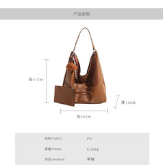 Faux Leather Tote Bag