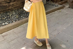Spaghetti Strap Plain Maxi Sundress
