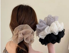 Plain Satin Hair Scrunchie