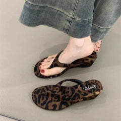 Platform Wedge Thong Sandals