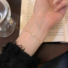 Rhinestone Alloy Bracelet