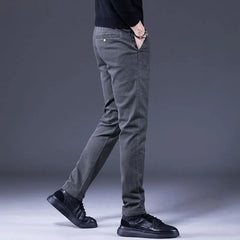Mid Rise Plain Slim Fit Pants
