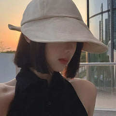 Plain Wide Brim Cap