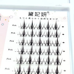 Doll Eye Spiky Cluster False Eyelashes (Various Designs)