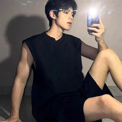 Crewneck Plain Tank top