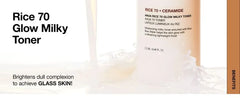 Rice 70 Glow Milky Toner 2pcs Bundle Set