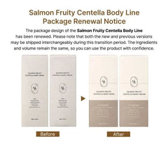 Salmon Fruity Centella Body Cream