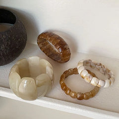 Faux Stone Beaded Bracelet
