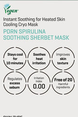 PDRN Spirulina Soothing Sherbet Mask Set 2pcs Bundle Set