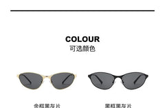 Vintage Cat eye Metal Frame Sunglasses