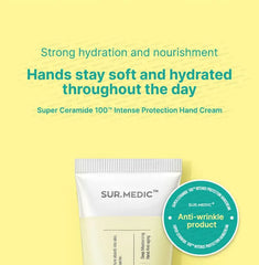Surmedic Super Ceramide 100TM Intense Protection Hand Cream 2pcs Bundle Set