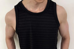 Crewneck Striped Tank Top