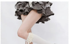 Ribbon Lace Trim Socks (Various Designs)