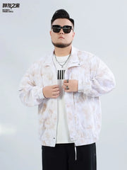 Tie Dye Zip-Up Jacket